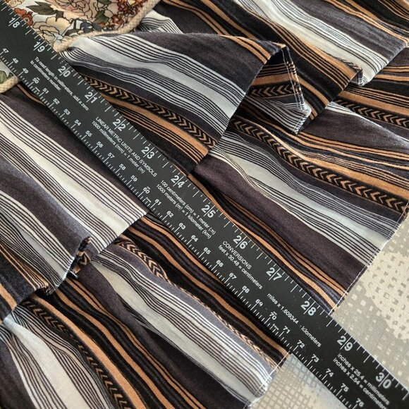 One Teaspoon Peasant Blouse Small Floral Lace up High Low Cottagecore fairy - Picture 8 of 15